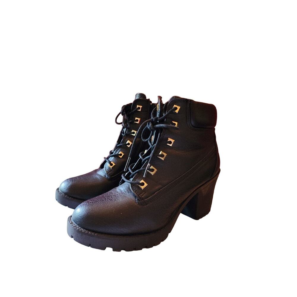 zigi soho kerin booties black size 10 lace up boots
